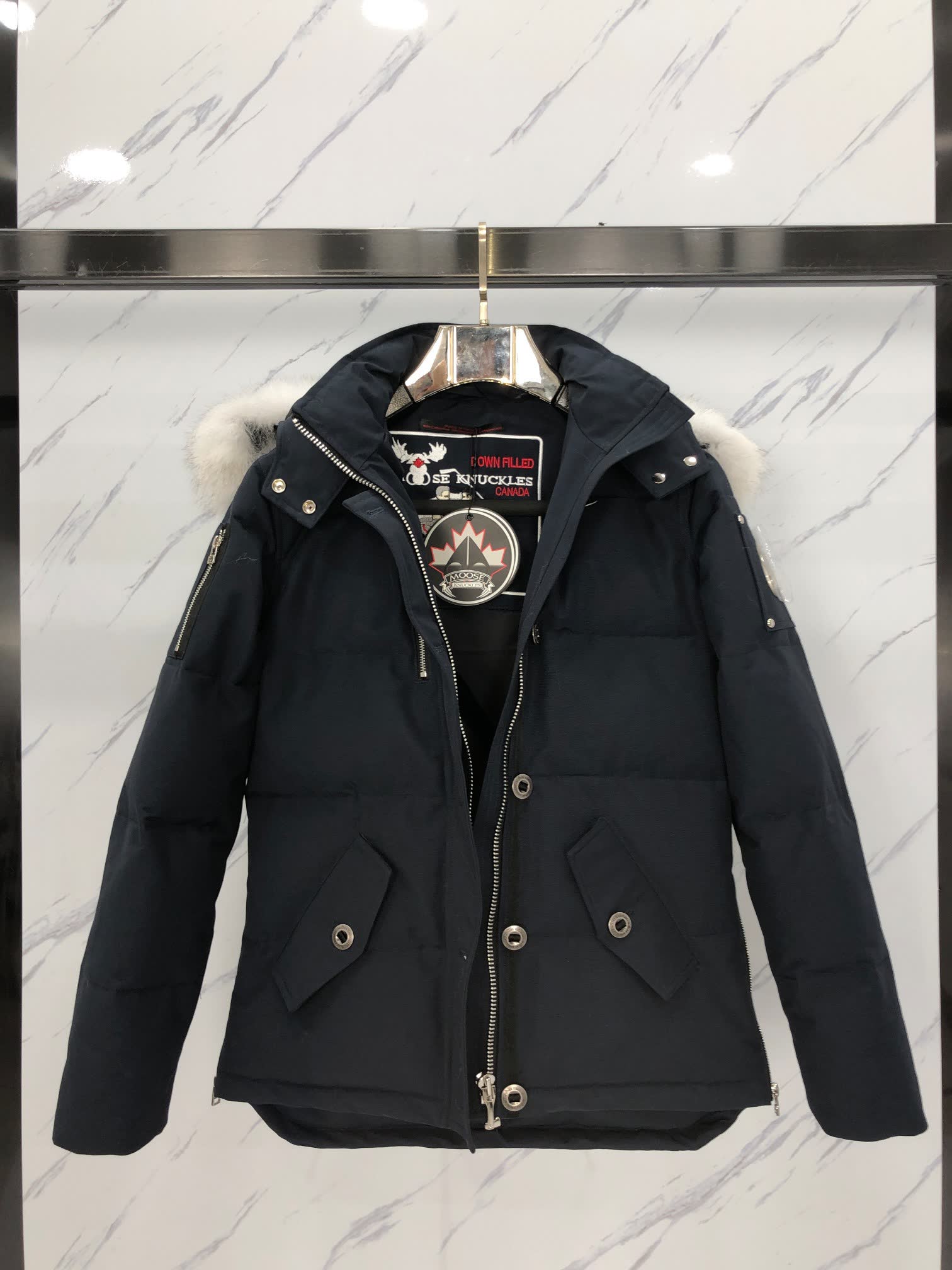 Moose Knuckles Hooded Down Puffer Jacket Moose Knuckles Hooded Down Puffer Jacket